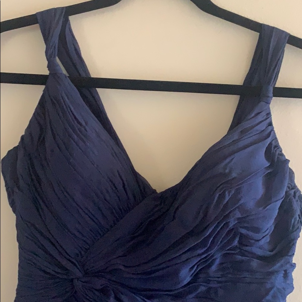 Navy evening dress